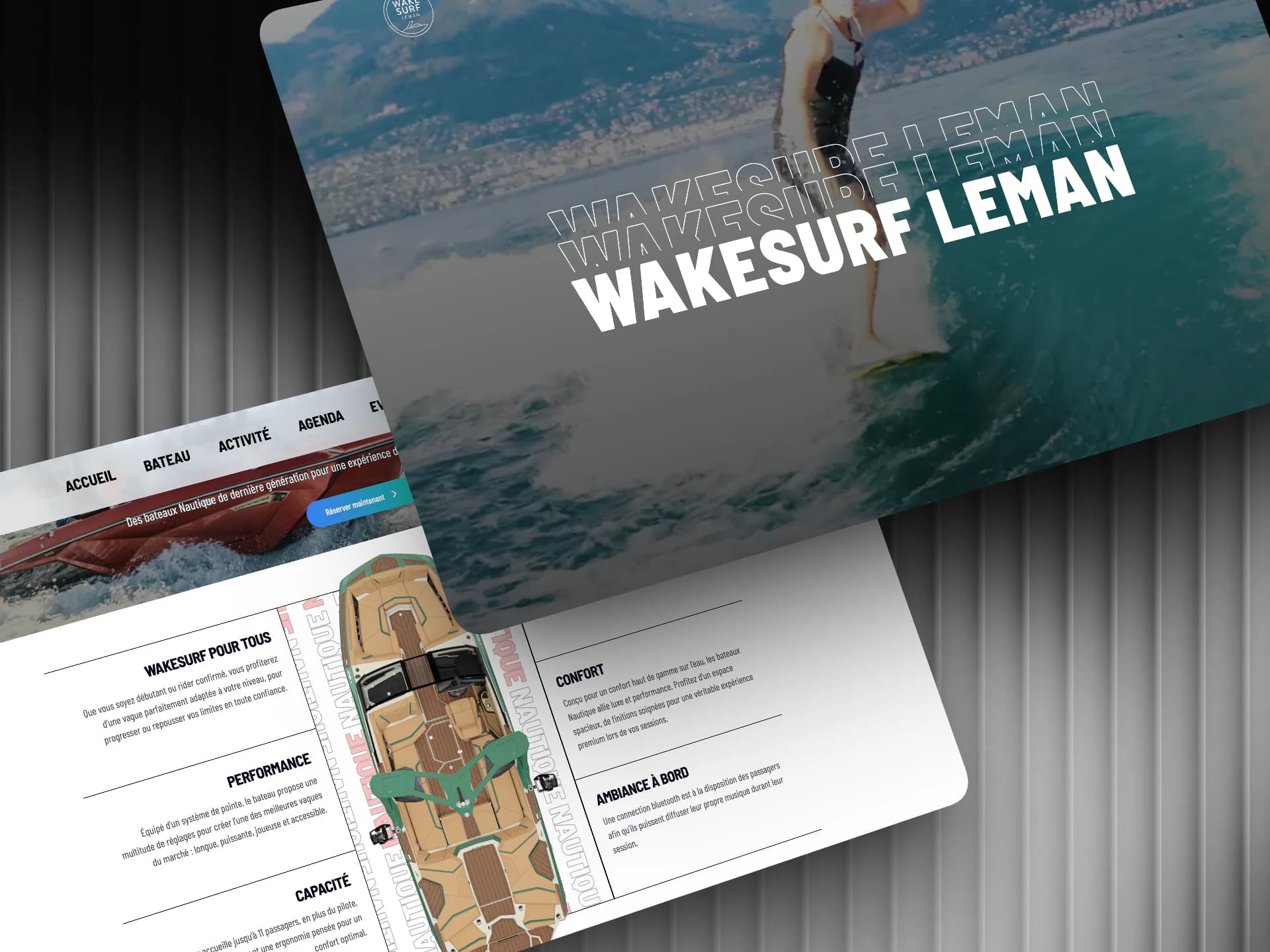 Projet Wakesurf Léman
